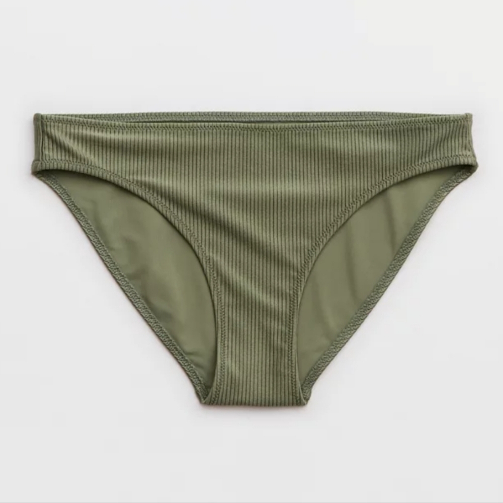 NWT Aerie Shine Rib Bikini Bottom